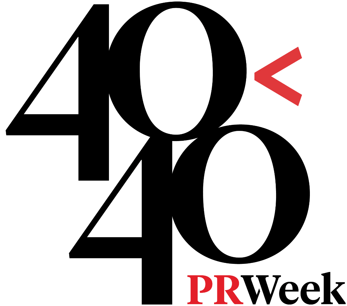 40 under 40 PRWeek Logo